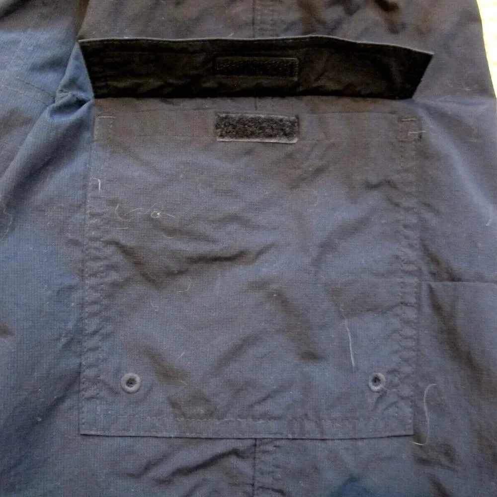 Columbia PFG Flat Front‎ Casual Black Nylon Shorts Men's Size 38 10